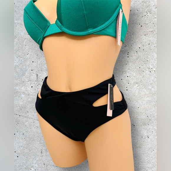 Victoria’s Secret Swim Bikini Shine Push-up Top & High Waist Bottom - Picture 6 of 8